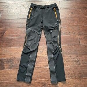 Columbia Black and Orange Straight Leg Pants